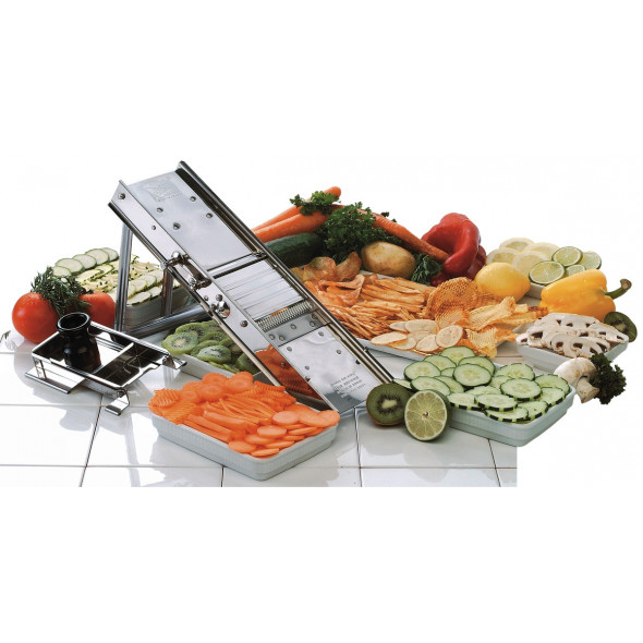 Chariot pour mandoline inox 17x12x2,5 cm L.tellier