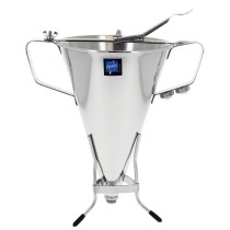 Entonnoir à piston inox Ø 20 cm 38 cm 3,3 L De Buyer