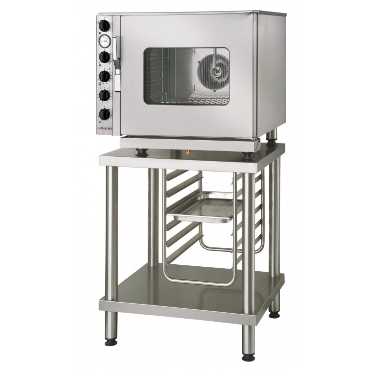 Four à convection 6 plateaux gn 1/1 gris 7300 W