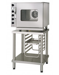 Four à convection 6 plateaux gn 1/1 gris 7300 W