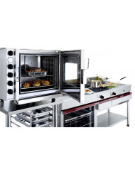 Four à convection 6 plateaux gn 1/1 gris 7300 W