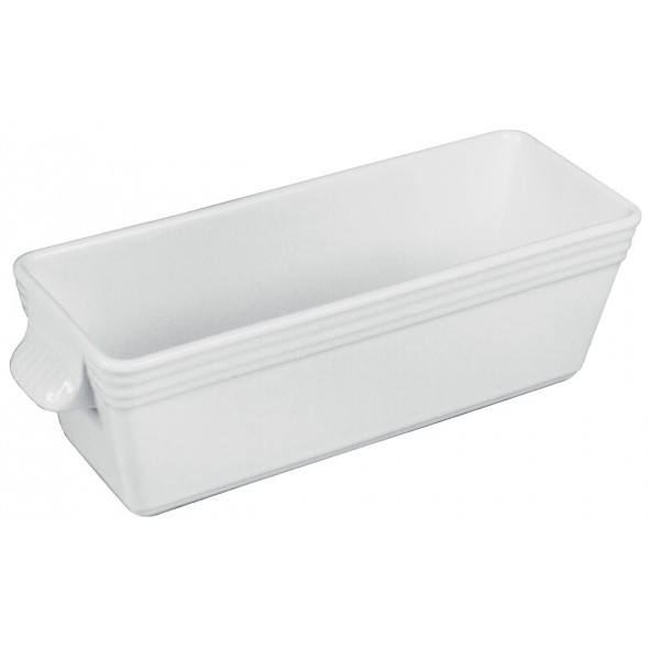 Moule à galantine rectangulaire blanc porcelaine culinaire 31x12 cm Revol