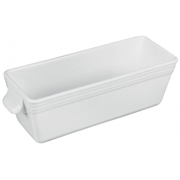 Moule à galantine rectangulaire blanc porcelaine culinaire 31x12 cm Revol