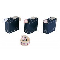 étiquette rectangulaire Bleu uni. Ø 40 mm (1000 pièces)