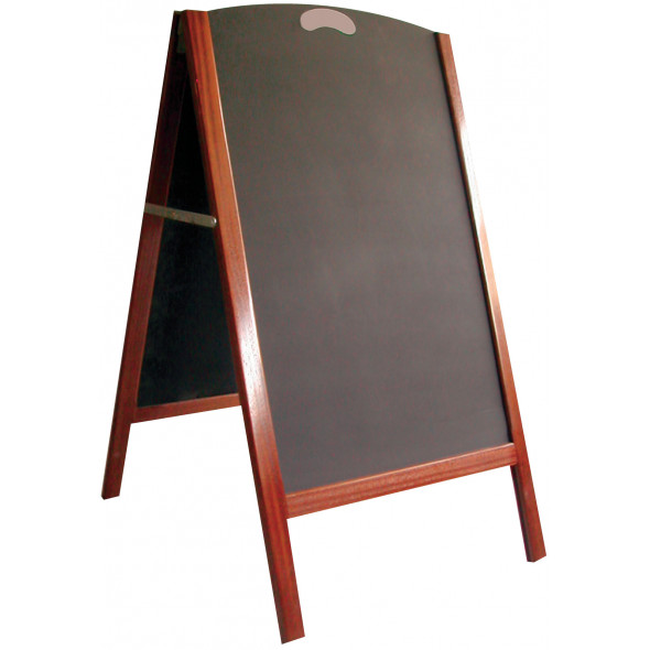 Chevalet de trottoir rectangulaire rouge 115x80x65 cm Bequet