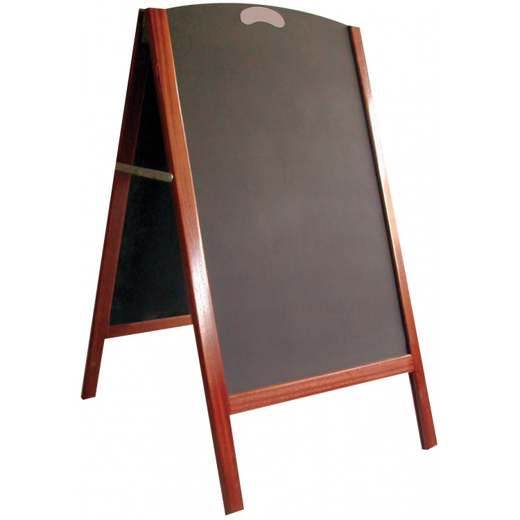 Chevalet de trottoir rectangulaire rouge 115x80x65 cm Bequet