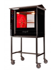 Rôtissoire 16 volailles 4 broches 16 pièces 400v 6620 W