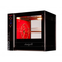 Rôtissoire 16 volailles 4 broches 16 pièces 400v 6620 W