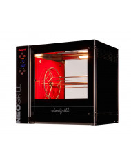 Rôtissoire 16 volailles 4 broches 16 pièces 400v 6620 W