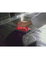 Poignées scotch brick rouge 15,2x10,1 cm Scotch Brite 3m (4 pièces)