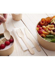 Pot marron Ø 15 cm 780 ml Earth Essentials (50 pièces)