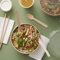 Pot marron Ø 15 cm 780 ml Earth Essentials (50 pièces)