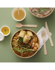 Pot marron Ø 16,6 cm 110 cl Earth Essentials (50 pièces)