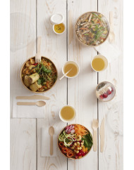 Pot marron Ø 17,6 cm 125 cl Earth Essentials (50 pièces)