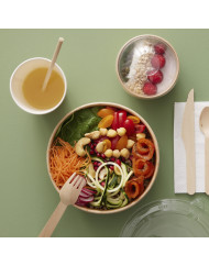 Pot marron Ø 17,6 cm 125 cl Earth Essentials (50 pièces)