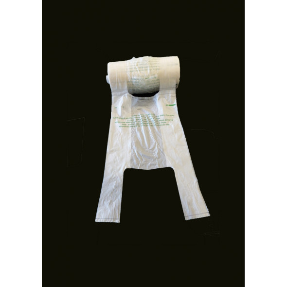 Sac bretelle plastique transparent 500x450 mm 13 microns (400 pièces)