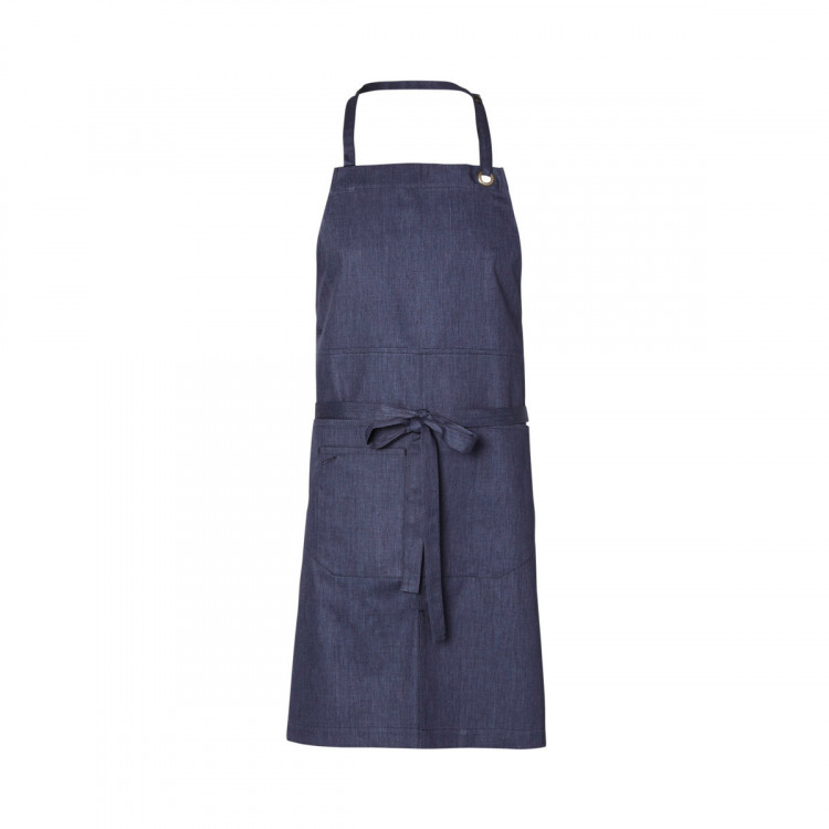 Tablier à bavette bleu Taille unique Dan Molinel