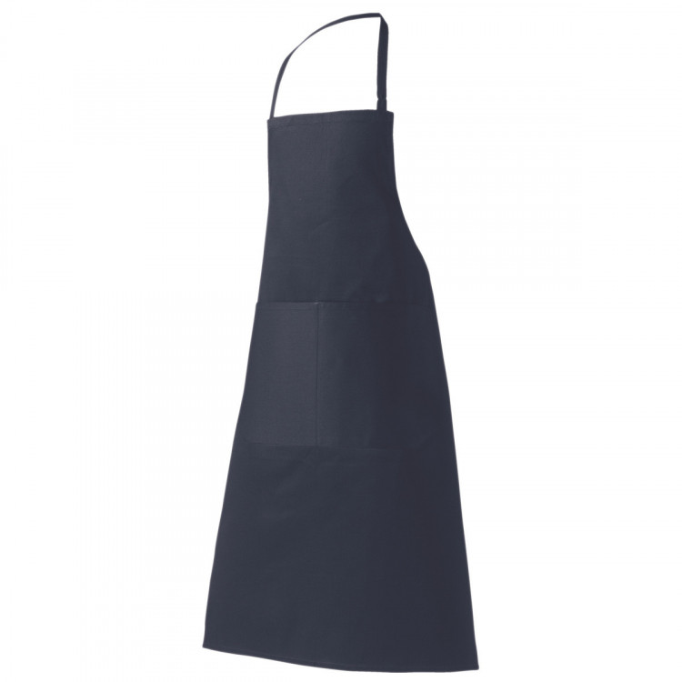 Tablier à bavette noir Taille unique Molinel