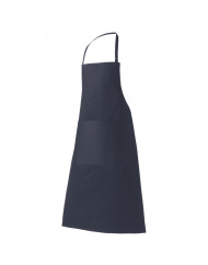 Tablier à bavette noir Taille unique Molinel