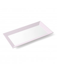 Plat de présentation mélamine Vichy 30x16x2 cm Plastorex