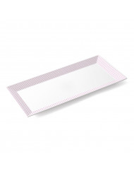 Plat de présentation mélamine Vichy 35x16x2 cm Plastorex