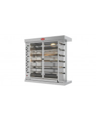 Rôtissoire 6 broches 36 volailles gaz 35 kW