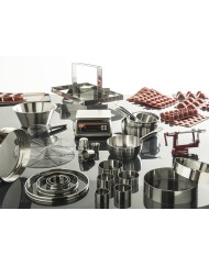 Cercle à tarte inox Sans revêtement Ø 8 cm 2 cm Pro.cooker