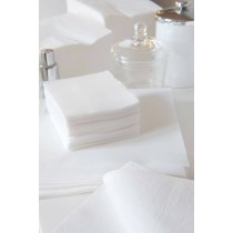 Serviette blanc ouate de cellulose 39x39 cm (100 pièces)
