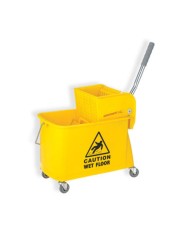 Seau à roulettes avec presse à plat 20 L