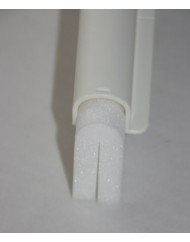 Raclette alimentaire pour sol blanc 45 cm Heva