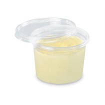 Pot à sauce rond transparent Ø 7,3 cm 4,9 cm 10 cl Alphaform (100 pièces)