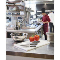 Couteau chef 25 cm acier plastique unie Qualicoup Pro.cooker