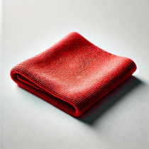 Lavettes microfibre rouge 40x40 cm (5 pièces)