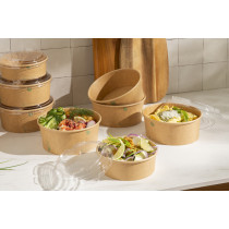 Couvercle boîte rond transparent Ø 15 cm Earth Essentials (50 pièces)