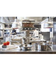 Braisière inox Sans revêtement Sans couvercle Ø 40 cm 25 cm 31,4 L Qualiplus Pro.cooker