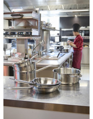 Faitout inox Sans revêtement Sans couvercle Ø 45 cm 17 cm 27 L Qualiplus Pro.cooker