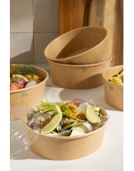 Pot kraft Ø 15 cm 500 ml Earth Essentials (50 pièces)