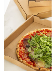 Boîte à pizza brun 29x29x3,5 cm Earth Essentials (100 pièces)