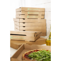 Boîte à pizza brun 29x29x3,5 cm Earth Essentials (100 pièces)