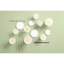 Gobelet blanc papier Ø 6,2 cm 10 cl City Earth Essentials (50 pièces)