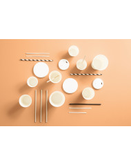 Gobelet blanc papier Ø 6,2 cm 10 cl City Earth Essentials (50 pièces)