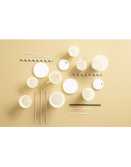 Gobelet blanc papier Ø 7,2 cm 21 cl City Earth Essentials (50 pièces)