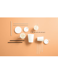 Gobelet blanc papier Ø 7,2 cm 21 cl City Earth Essentials (50 pièces)