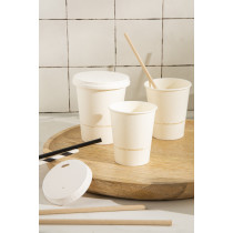 Gobelet blanc papier Ø 7,2 cm 21 cl City Earth Essentials (50 pièces)