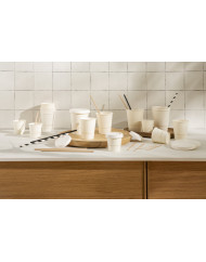 Gobelet blanc papier Ø 7,2 cm 21 cl City Earth Essentials (50 pièces)