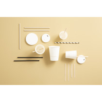 Gobelet blanc papier Ø 7,6 cm 25 cl City Earth Essentials (50 pièces)