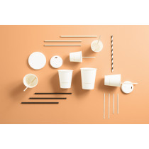 Gobelet blanc papier Ø 7,6 cm 25 cl City Earth Essentials (50 pièces)