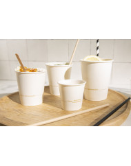 Gobelet blanc papier Ø 9 cm 40 cl City Earth Essentials (50 pièces)