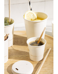 Gobelet blanc papier Ø 9 cm 40 cl City Earth Essentials (50 pièces)