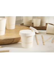 Agitateur beige 14 cm Earth Essentials (1000 pièces)